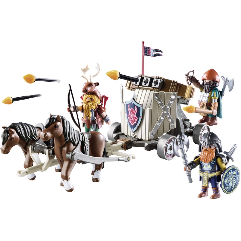 Playmobil 9341 – Pony Team with Dwarf Ballista Game, Single