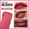 Maybelline Superstay ink crayon Matte longwear lipstick Makeup, Long Lasting