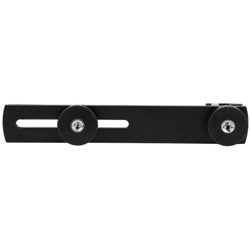 Akozon Dual Flash Bracket Extension Bar, Flash Bracket Tripod Mounting