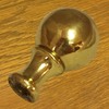 Royal Designs Small Ball Lamp Finial for Lamp Shade- Polished