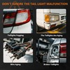 ZhiSheng Tail Light Compatible With 2017-2019 Ford F-250 F-350 Super