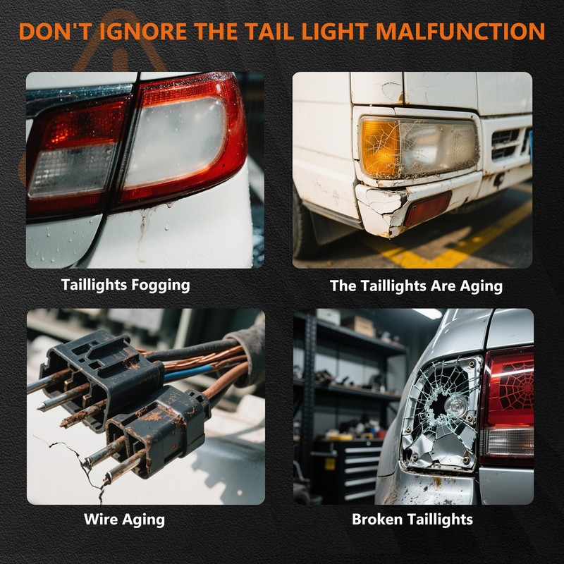 ZhiSheng Tail Light Compatible With 2017-2019 Ford F-250 F-350 Super