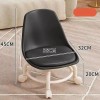 generic Silla Con Asiento De Ruedas Taburete De Pedicura Negro