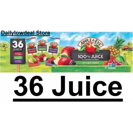 Apple & Eve 36 PACK - Apple & Eve 100% Juice Variety Pack 6.75 fl. oz. - Free Shipping.