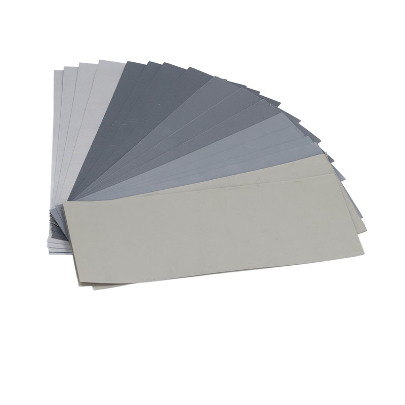 20Pcs Sand Paper Dry Wet Sandpaper 1000 to 7000 Grit