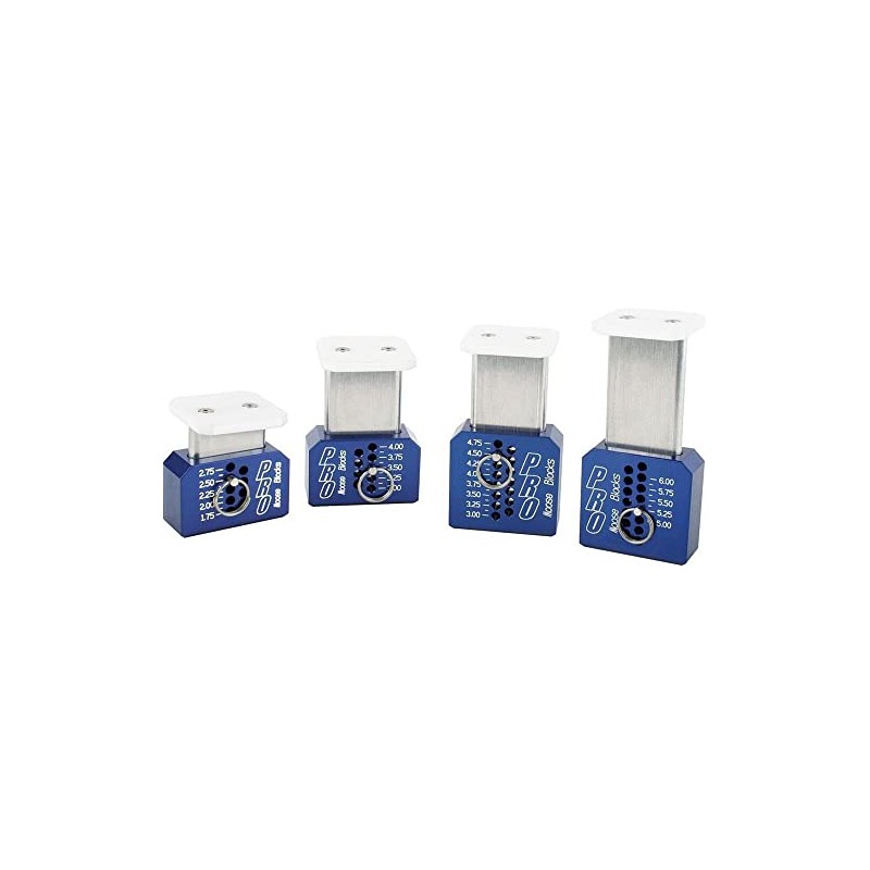 Moose Blocks Pro Adjustable Set Up Blocks, 1-3/4 to 4