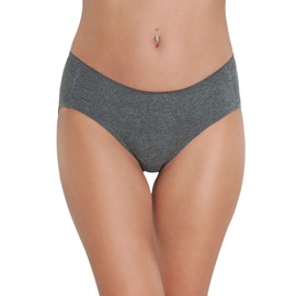 Altheanray Womens Underwear Cotton Underwear for Women Seamless Hipster Bikini Briefs Panties 6 Pack(3028S,Solid)