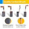 OURUI 10Pcs N097696 Carbon Brushes Compatible with DeWalt DWE4120 DWE4011
