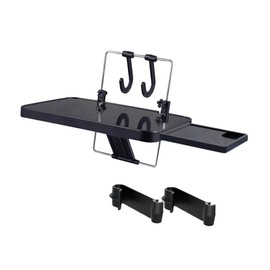 PACKOVE Folding Car Laptop Desk with Drawer Portable Backseat Computer Tray for Dining and Work Space-Saving Design for Travel and Family Use Compatible with All Vehicle Models