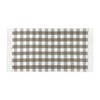 Kitchen Runner Beige Checked 50 x 100 cm 100% Cotton