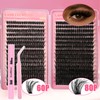 Gmagictobo Volume Lash Extension Kit Thick Cluster Eyelash Extensions 10-18MM