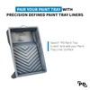 Precision Defined Paint Trays 9-Inch, Paint Roller Trays Set 2-Pack,