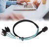12GBPS Mini SAS HD SFF 8643 to 4 SATA 3.0