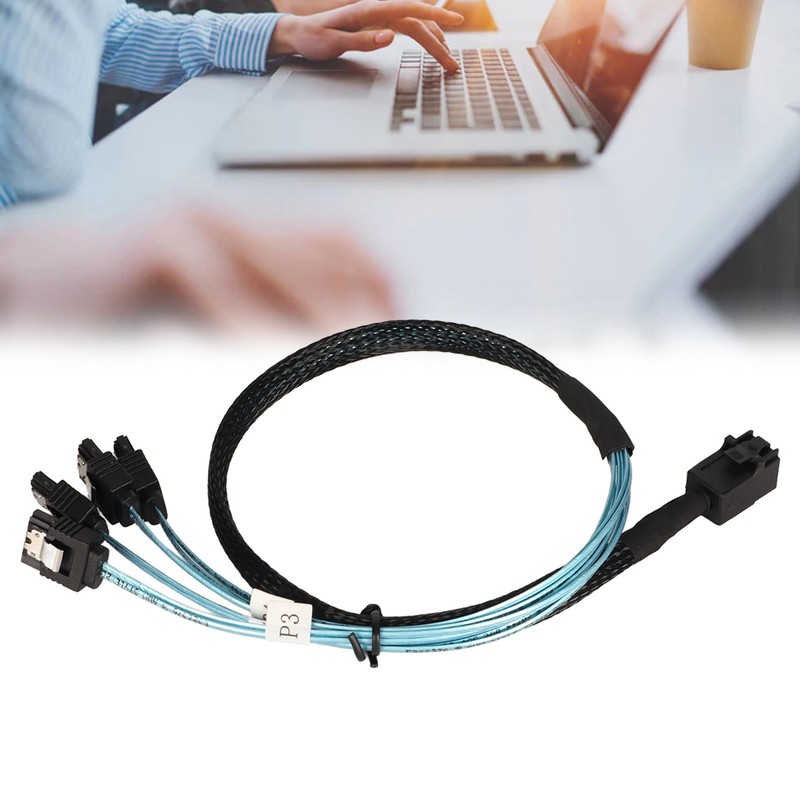 12GBPS Mini SAS HD SFF 8643 to 4 SATA 3.0
