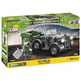 COBI Historical Collection 1937 Horch 901 (Kfz.15) German Off-Road Car, Black