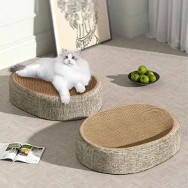 unbranded Cat Scratching Mat 2 In 1 Cat Scratcher Pad Pet Bed Pretty