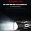 XHP90 Flashlight Zoomable Focusing USB Rechargeable TypeC Rechargeable Torch Outdoor