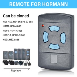 868.3 MHz Garage Door Opener Garage Door Remote Control Compatible with 868.3 MHz Hörmann HSM4 HSE2 HS1 HS4 HSZ1 HSZ2