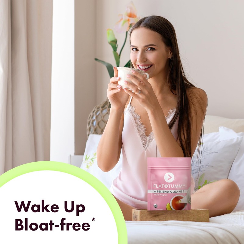 Flat Tummy Weekend Cleanse Tea - 30 Day Program -