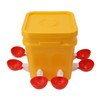 Automatic Chicken Waterer Cup with 12L Handheld Barrel Poultry Drinking
