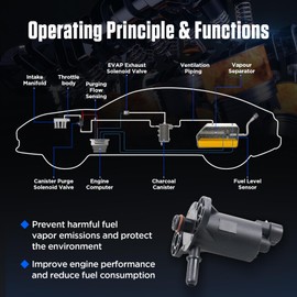 AITKEN Vapor Canister Purge Solenoid Valve Compatible with Chevy GMC Pickup, Workhorse Fastrack P/N 1997277.
