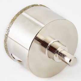 DaduoRi 2 5/8 Inch (68mm) Diamond Hole Saw with Pilot Bit, Easy Drilling 68mm Hole Saw Drill Bits for Porcelain Tile, Granite, Ceramic, Marble, Glass, Stones, 1 3/8" Depth of Cut