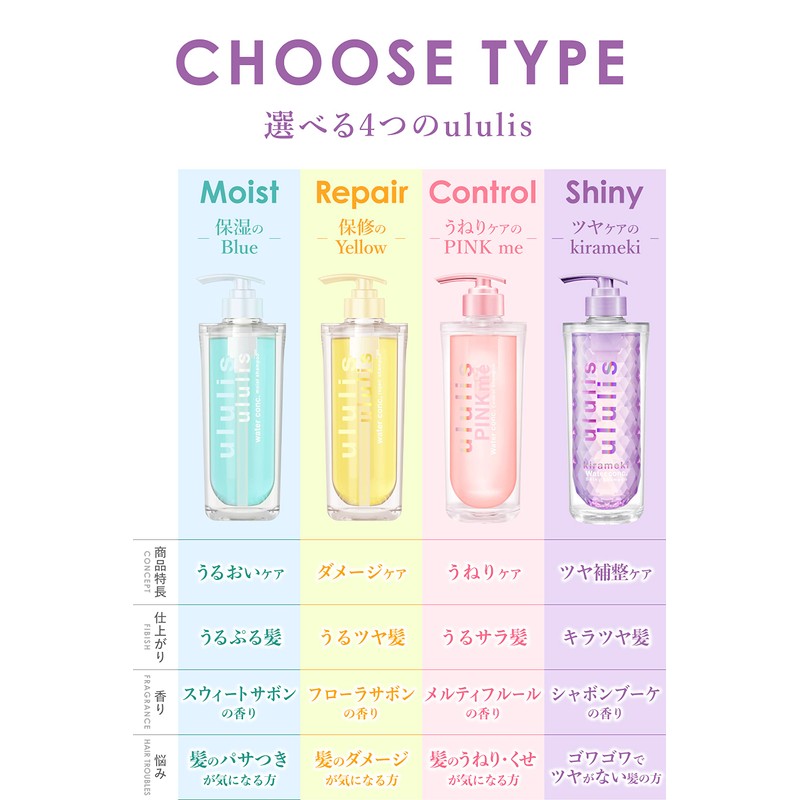 ululis Ullis Water Conch Shiny Hair Treatment, 11.8 oz (335