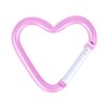 Kiyohara OSH-02 Carabiner Heart 2-piece Set, Inner Diameter 1.4 inches