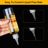 Amentalove 12PCS 100ml Squeezy Bottles with Nozzles, Small Squeeze Bottle,