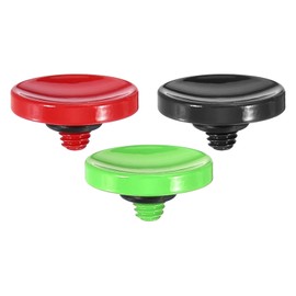 PATIKIL Camera Shutter Button 3 Pcs Soft Shutter Button Pure Copper Camera Button Concave Red/Black/Green