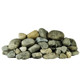 Peach Country Delaware River Rock, Decorative River Rock Stones - Natural Unpolished Mixed Color Stones | Hand-Picked, Premium Rock for Garden and Landscape Design (30, 1 Inch - 2 Inch)