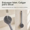 Estropajo de silicona para el cuerpo, cepillo de ducha de