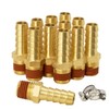 SUNGATOR 12-Pack Air Hose Fittings, 3/8" Barb to 1/4" NPT