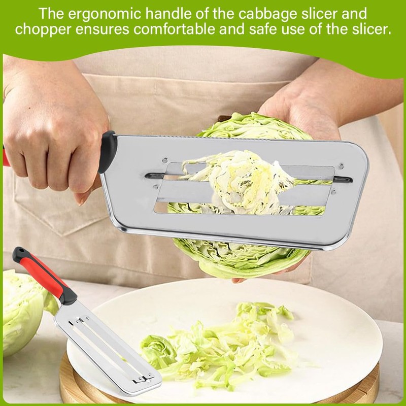 Cabbage Shredder Lettuce Chopper Lettuce Shredder Stainless Steel Cabbage Slicer