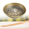 Retro Home Incense Burner Copper Alloy Smoked Incense Burner Holder