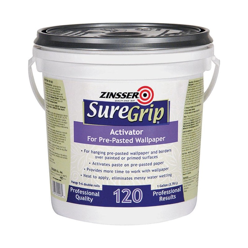 1 gal Zinsser 2906 SureGrip 120 Activator for Pre-Pasted Wallpaper