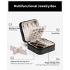 Vlando Travel Jewelry Case with 16 Earring Plates,Small Travel Jewelry