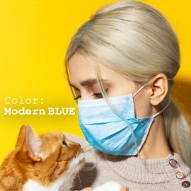 Protective Face Mask(50 pcs pack), Made in Taiwan, Disposable Face Mask, non-woven face mask, made of 3 Ply non-woven fabric