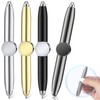 4 Pcs Fidget Pen Spinner Pen with LED Light Multi