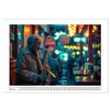 In Jazz Bars at Midnight (Wall Calendar 2026 DIN A3