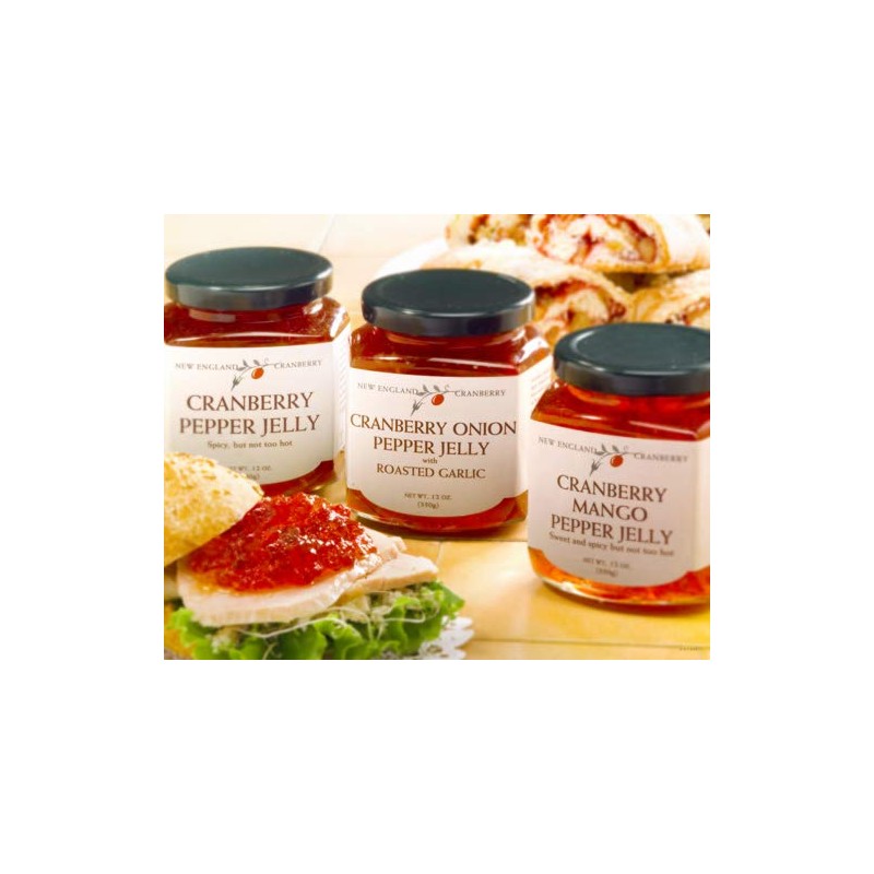 Cranberry Pepper Jelly, All Natural, 12 Ounces