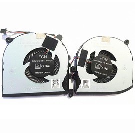 Fleshy Leaf New CPU+GPU Cooling Fan Replacement for Dell XPS 15 9560 Precision 5520 M5520 P56F 0VJ2HC 0TK9J1