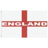 Second Ave England Flag 5ft X 3ft Large with Brass