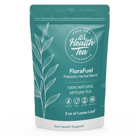 Probiotic Support Herbal Tea – Gut Balance & Digestive Comfort Blend | Dandelion, Chicory, Burdock, Elecampane & Peppermint | Caffeine-Free | + 35 Empty Tea Bags