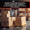 Janlaugh 50 Pcs Industrial Clear Label Protectors 10 x 6