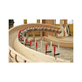 Bessey TG10 Screw Clamp Tg 3.94In/50mm of Cast-IRON, Black/Red/Silver