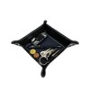 FrasiBags Leather Pocket Empty - Square Leather Tray Organiser -