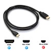 Komost Mini HDMI to HDMI Cable 5Ft, Bi-Directional 4K 60Hz