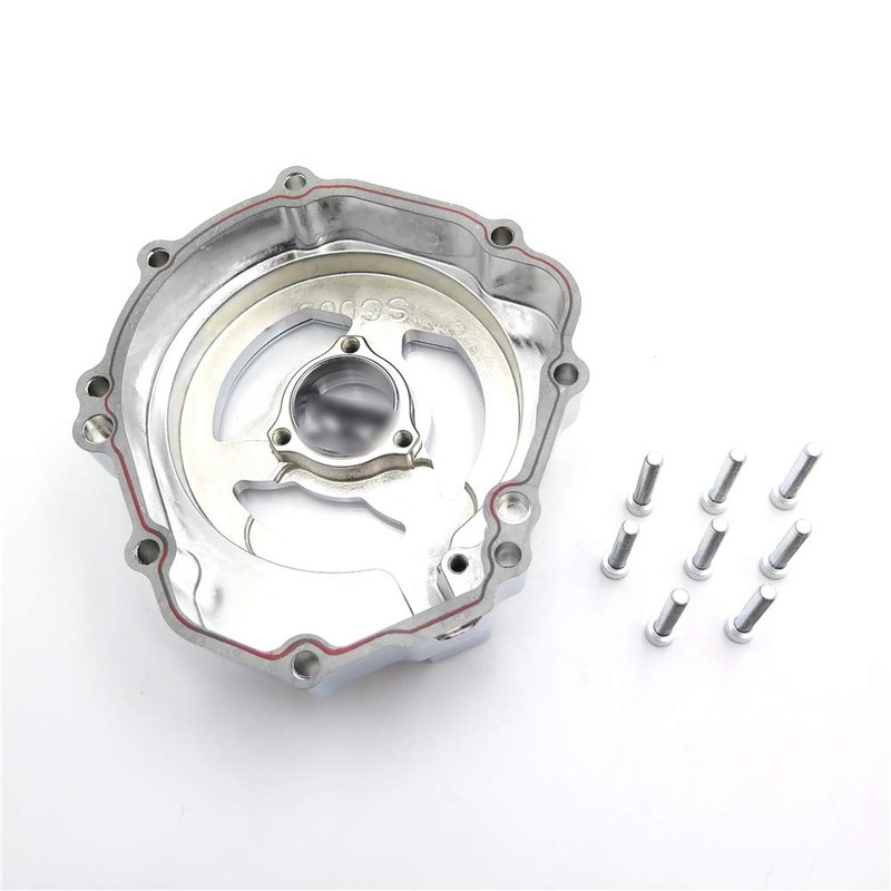 Chrome Left Engine Stator Cover See Through for Suzuki 2004