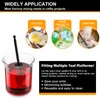 RZJZGZ 4 PCS Silicone Resin Mixer Paddles for Drill, Epoxy